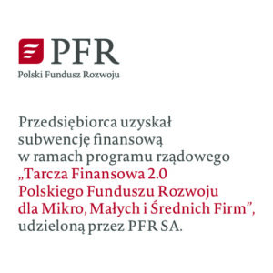 Informacja o otrzymaniu tarczy finansowej